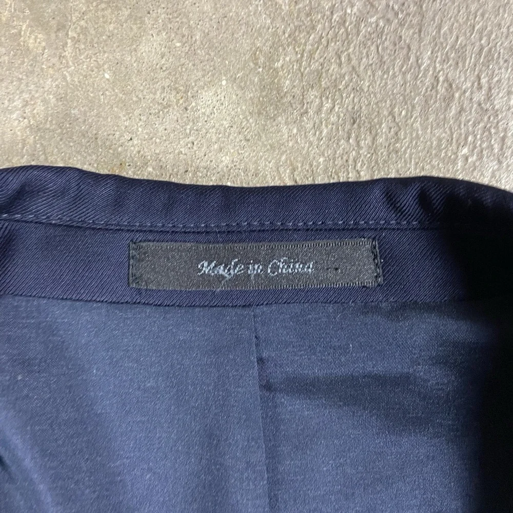 Lauren Ralph Lauren Blazer Size 42S Navy Blue Brass Button Lord & Taylor Jacket